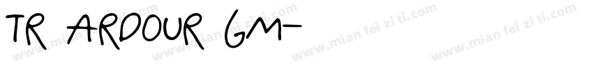 TR Ardour GM字体转换